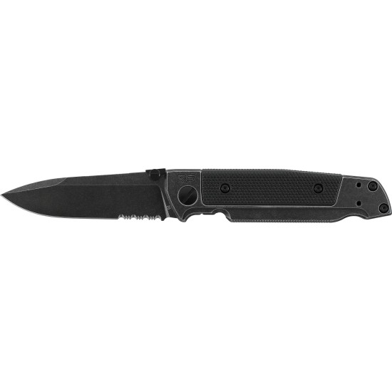 Walther Q5 Steel Frame Blackwash Serrated