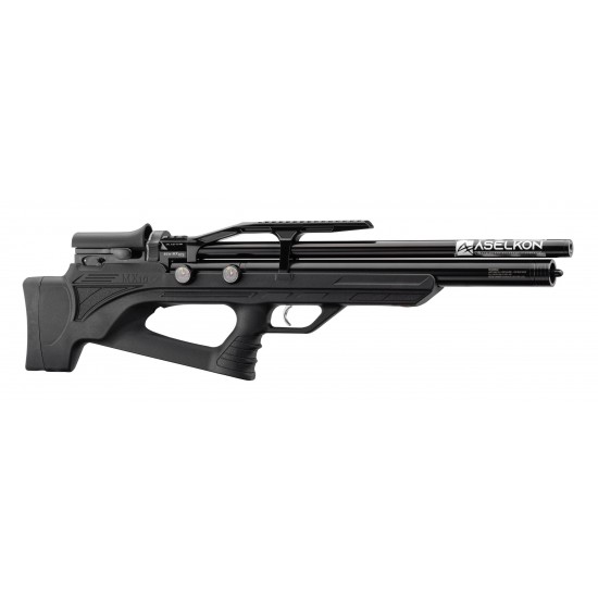 Aselkon MX10-S Black - PCP air rifle supplied by DAI Leisure