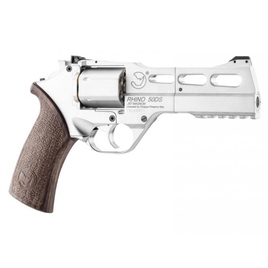 Chiappa Rhino 50DS CO2 .357 Magnum Revolver - Silver