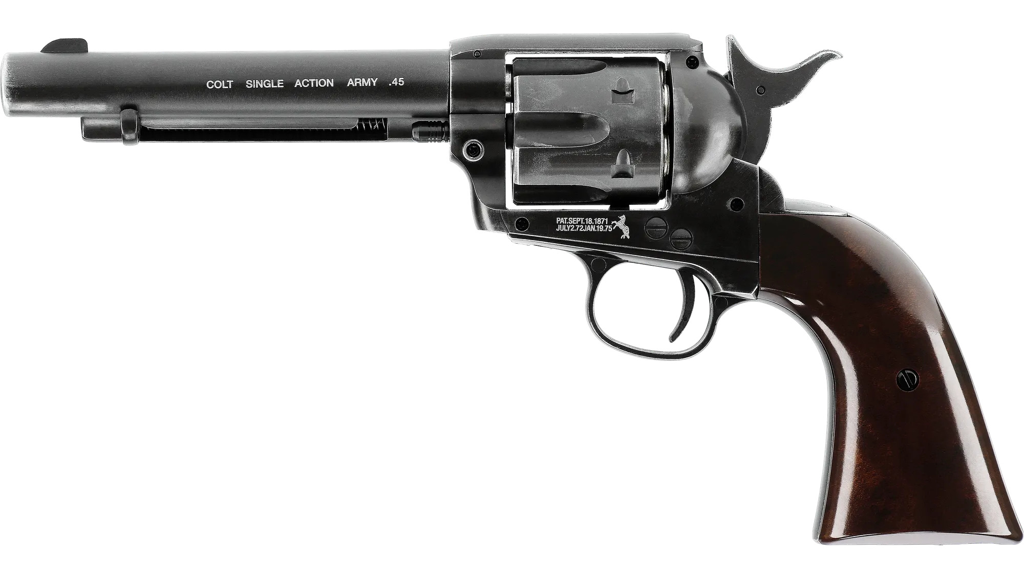 COLT SINGLE ACTION ARMY 45 ガスガン　ジャンク扱い Tokyo Marui SAA.45 Civilian 4 3⁄4 inch Revolver in Silver