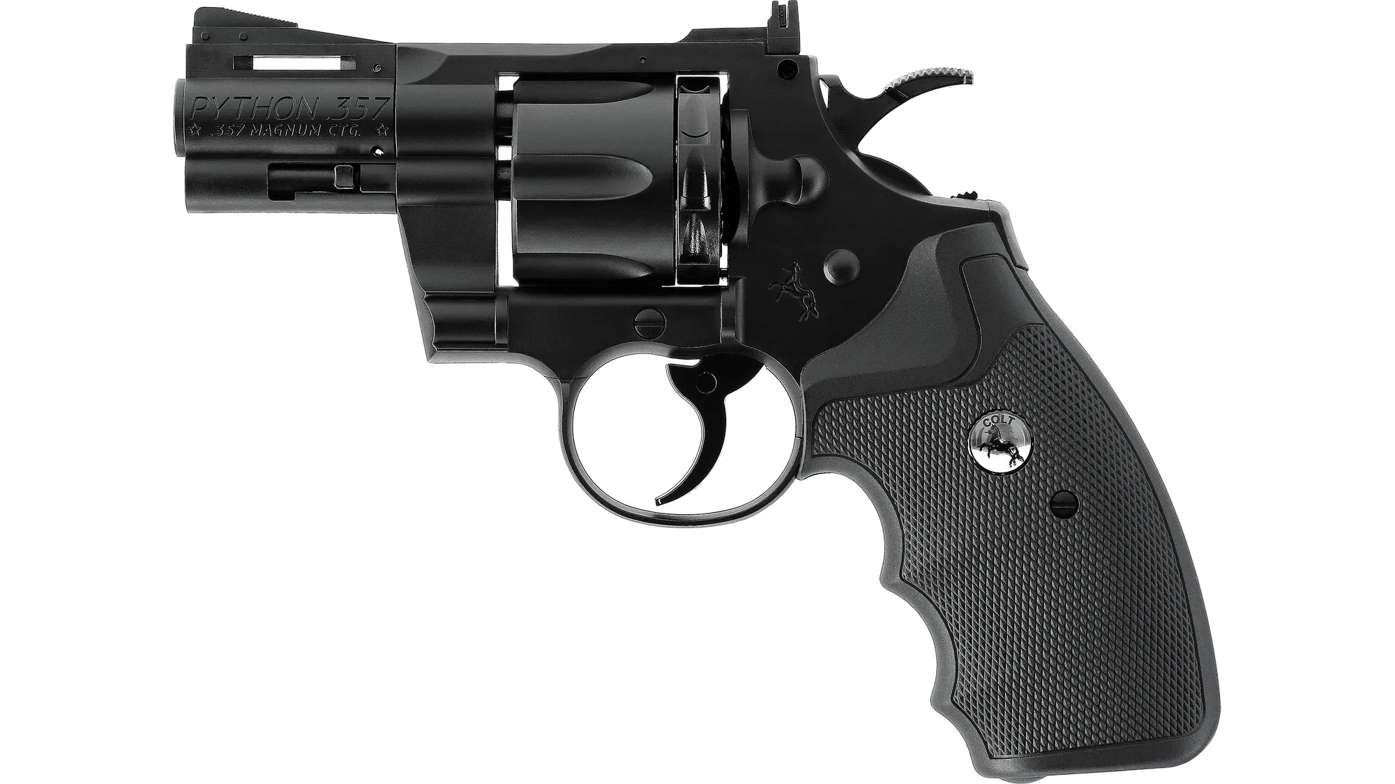 トイガン COLT PYTHON357 Colt Python .357 6 Inch Black - 4.5mm BB & .177 Pellet Air Pistol