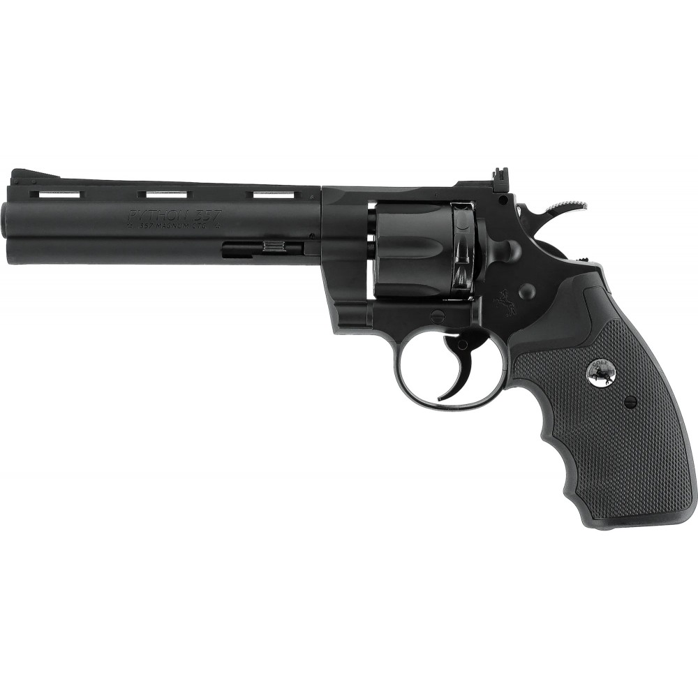COLT PYTHON .357mag. 6インチ ブラック モデル コルトパイソン.357マグナム 6インチ ブラックモデル - BBエアー