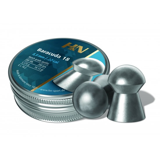 H&N Baracuda 18 - Air gun pellets supplied by DAI Leisure