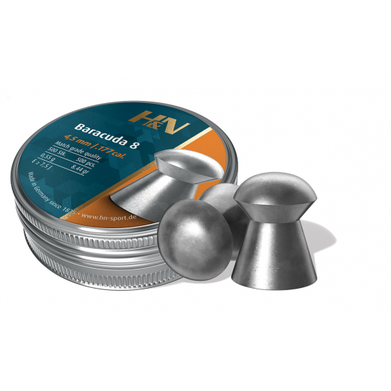 H&N Baracuda 8 - Air gun pellets supplied by DAI Leisure