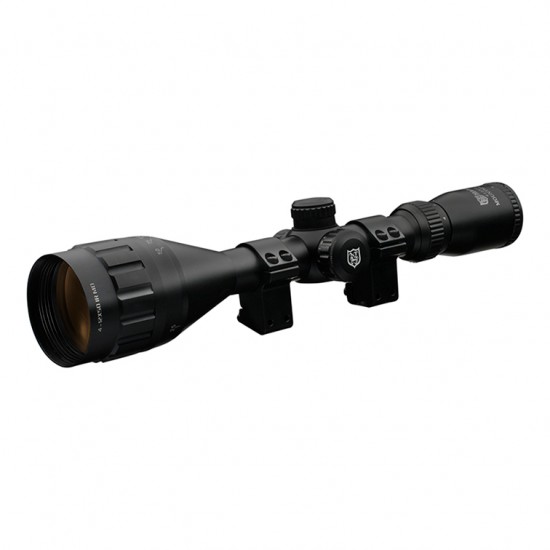 Nikko Stirling MountMaster AO illuminated Half Mil Dot Reticle 4-16x50