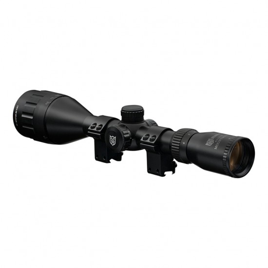 Nikko Stirling MountMaster AO illuminated Half Mil Dot Reticle 4-16x50