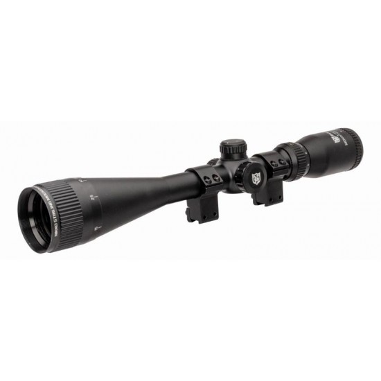 Nikko Stirling MountMaster AO One Inch Tube Half Mil Dot Reticle 6-18x44