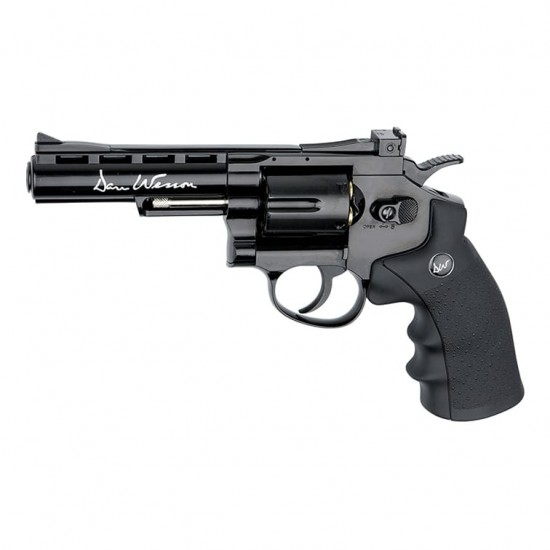 Dan Wesson Revolver 4" Gloss Black 4.5mm BB