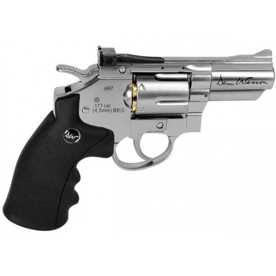 Dan Wesson 2.5" Revolver Silver .177 Pellet