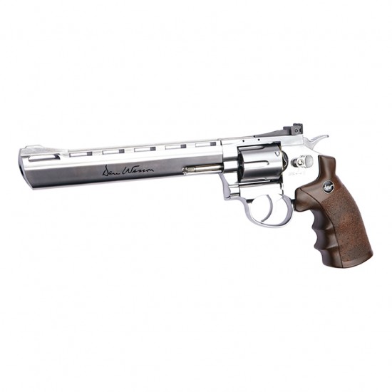 Dan Wesson 8" Silver CO2 Revolver BB