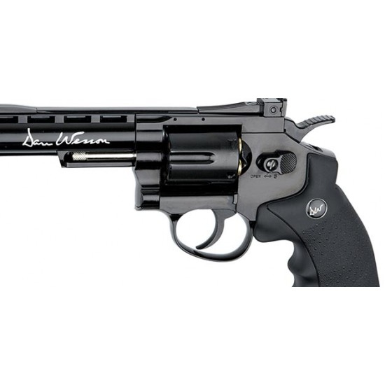 Dan Wesson Revolver 4" Gloss Black 4.5mm BB