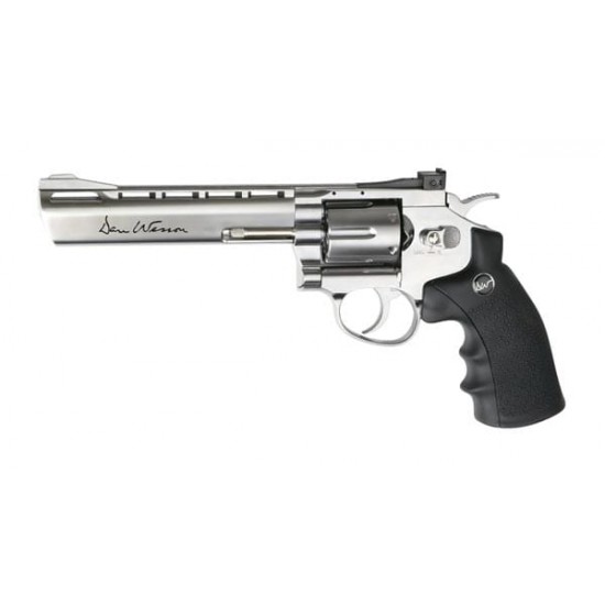Dan Wesson Revolver 6" Silver 4.5mm BB