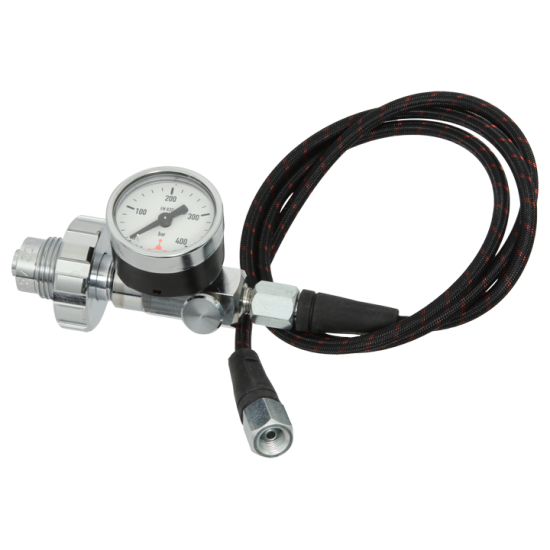 HydroTech Valve and Gauge Assembly Din Fitting HydroTech Valve and Gauge Assembly Din Fitting