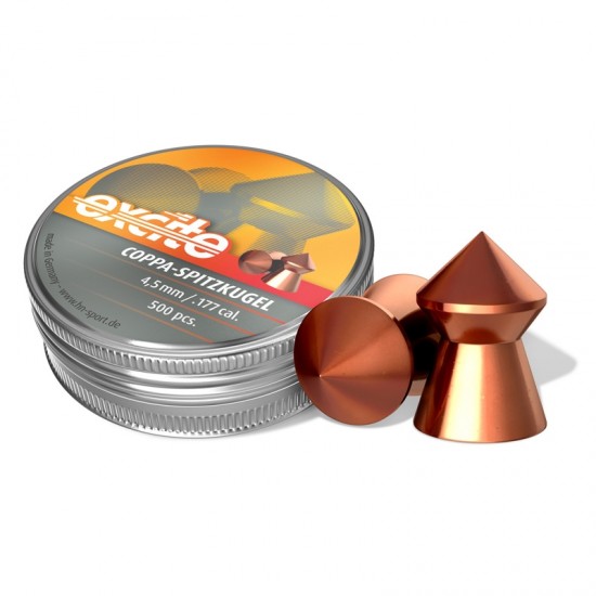H&N Excite Coppa-Spitzkugel .177 Pellets x 500 H&N Excite Coppa-Spitzkugel .177 Pellets x 500