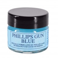 Phillips Gun Blue 20G in glass jar Phillips Gun Blue 20G in glass jar