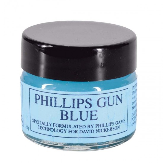 Phillips Gun Blue 20G in glass jar