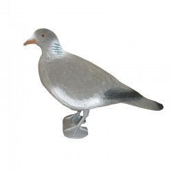 Bisley Flocked Pigeon with legs Head Up Bisley Flocked Pigeon with legs Head Up