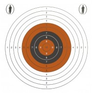 Bisley 14cm Standard Single Grade 2 targets Bisley 14cm Standard Single Grade 2 targets