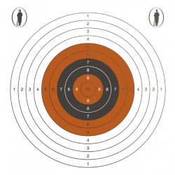 Bisley 14cm Standard Five Targets Grade 2 Bisley 14cm Standard Five Targets Grade 2