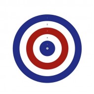Bisley 14cm Coloured Grade 2 Targets Bisley 14cm Coloured Grade 2 Targets