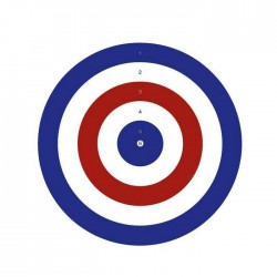 Bisley 14cm Coloured Grade 2 Targets Bisley 14cm Coloured Grade 2 Targets