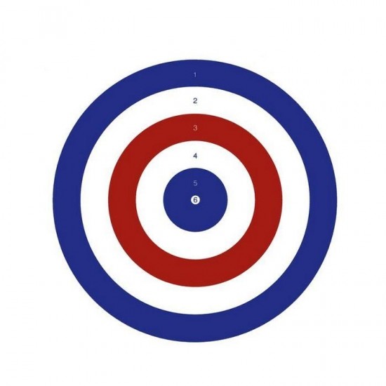 Bisley 14cm Coloured Grade 2 Targets