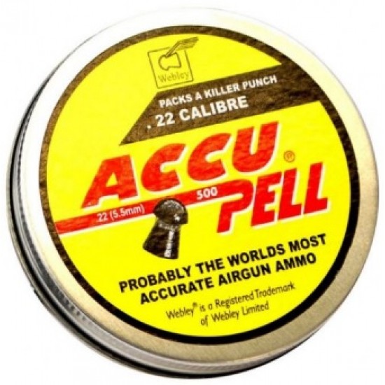 Webley Accupell .22 Pellets x 500