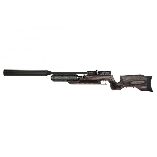 RAW HM1000X Black Laminate - PCP air rifle supplied by DAI Leisure