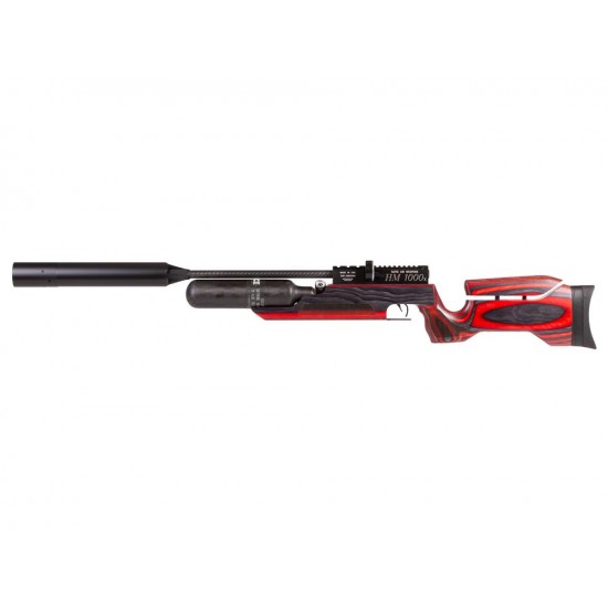 RAW HM1000 X Red Laminate - PCP Air rifles supplied by DAI Leisure