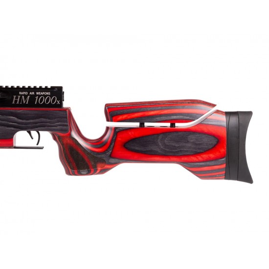 RAW HM1000 X Red Laminate - PCP Air rifles supplied by DAI Leisure