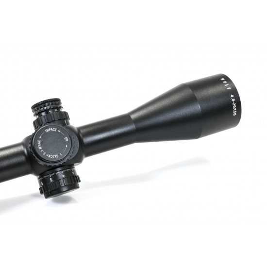 Wulf Defender 4.8-26x56 IR FFP - Air rifle scopes supplied by DAI Leisure